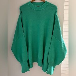 NWT Free People Easy Street Oversized Tunic Sweater XL